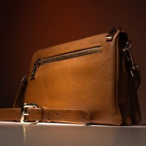 Brown Leather Crossbody Bag