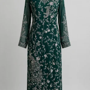Emerald Chiffon Formal Dress