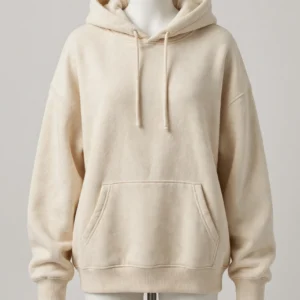 Cream Oversized Hoodie